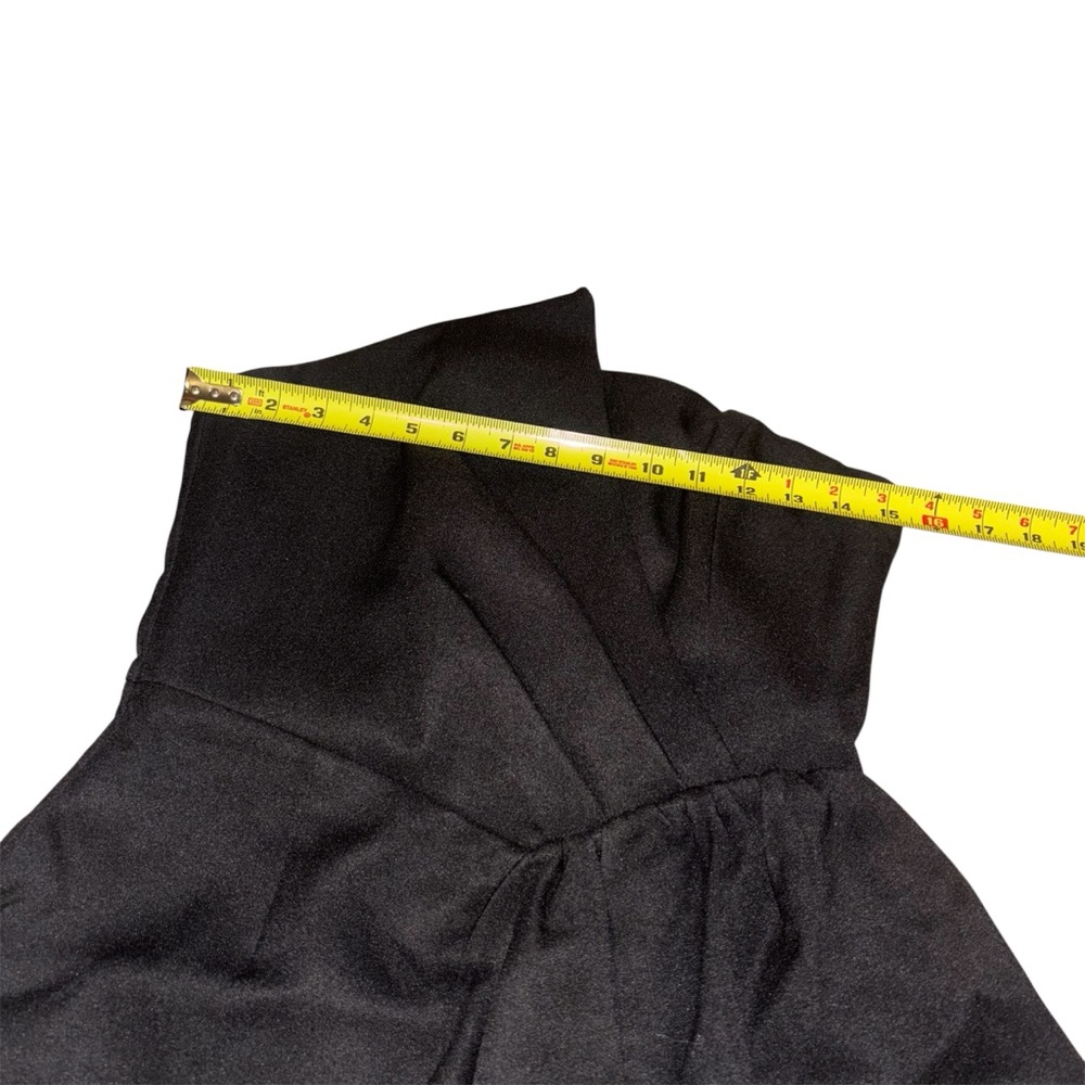 Elliatt Black Strapless Asymmetrical Cocktail Dress Size Medium - Picture 5 of 8